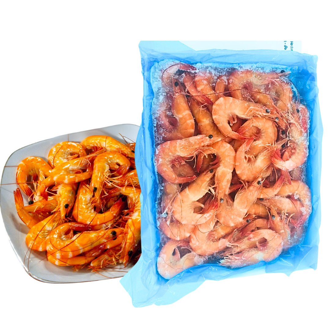 Produk: Udang Masak Head On Grade A 70-80pc 700gr(size Large) | Harga 126.000K